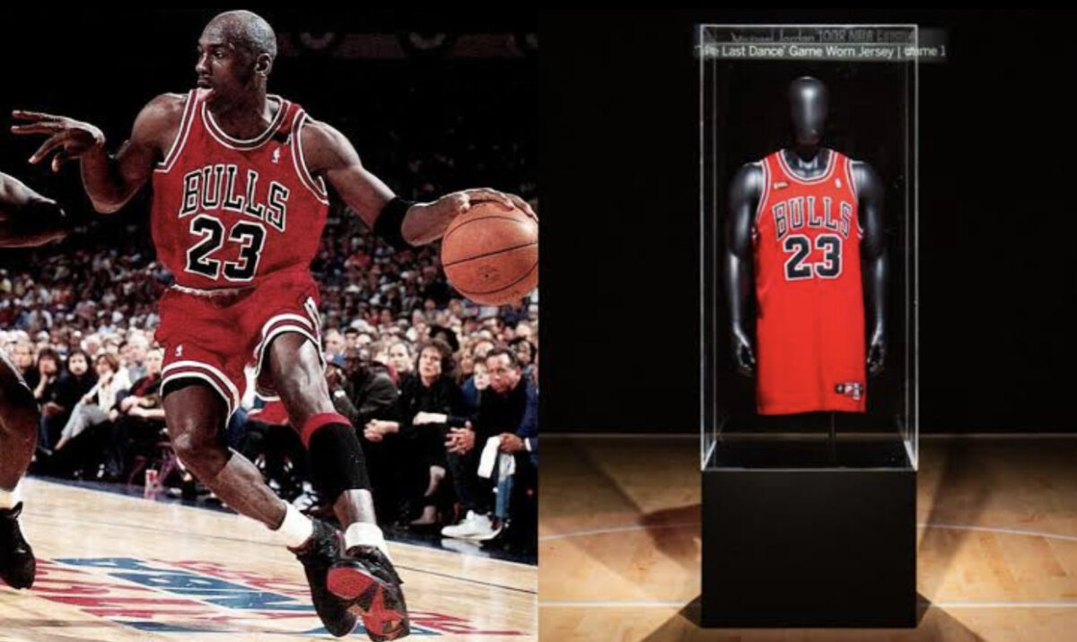 A Michael Jordan Jersey Sells For Over Million Setting A New