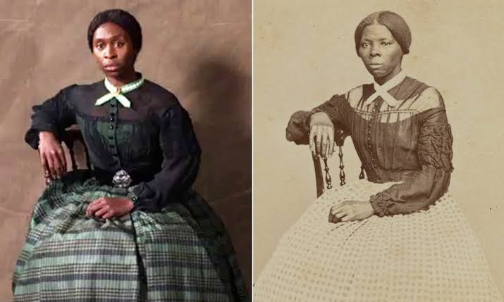 Cynthia erivo and Harriet Tubman 