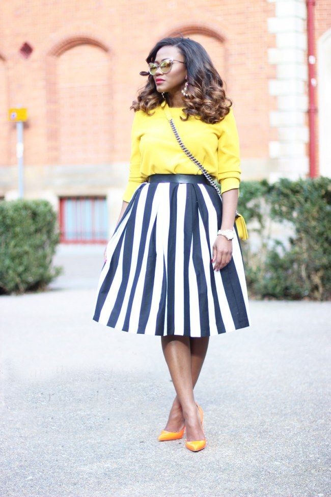 Black Women Fashion: How To Style STRIPES