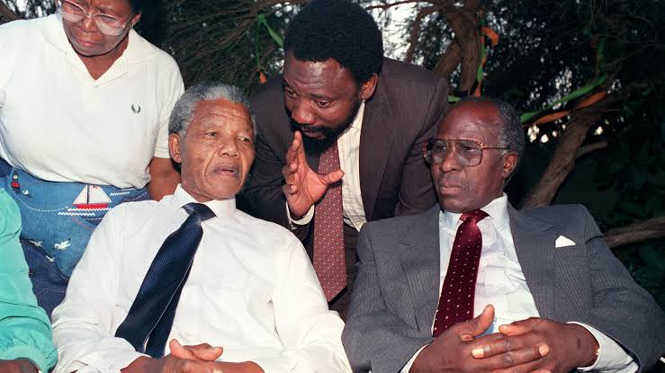 Andrew Mlangeni Nelson Mandela 