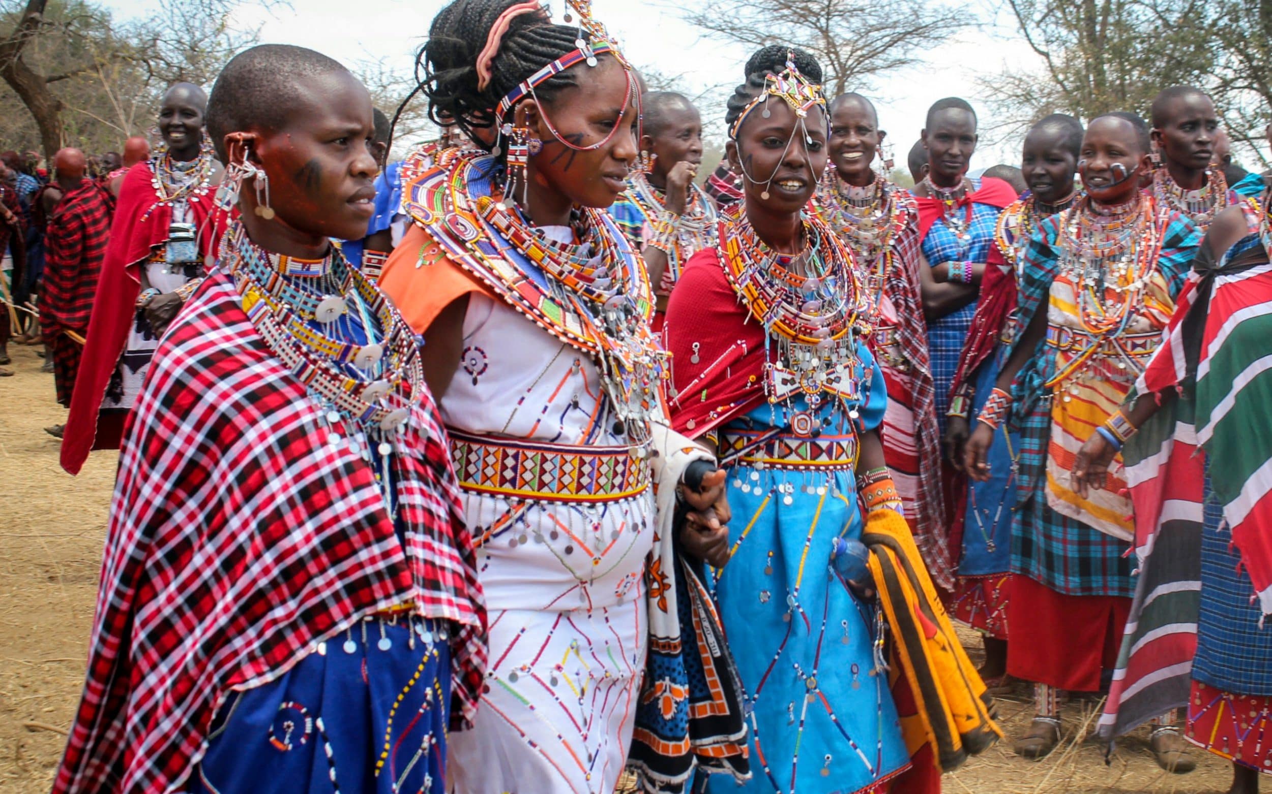 Maasai women at the Olng’esherr