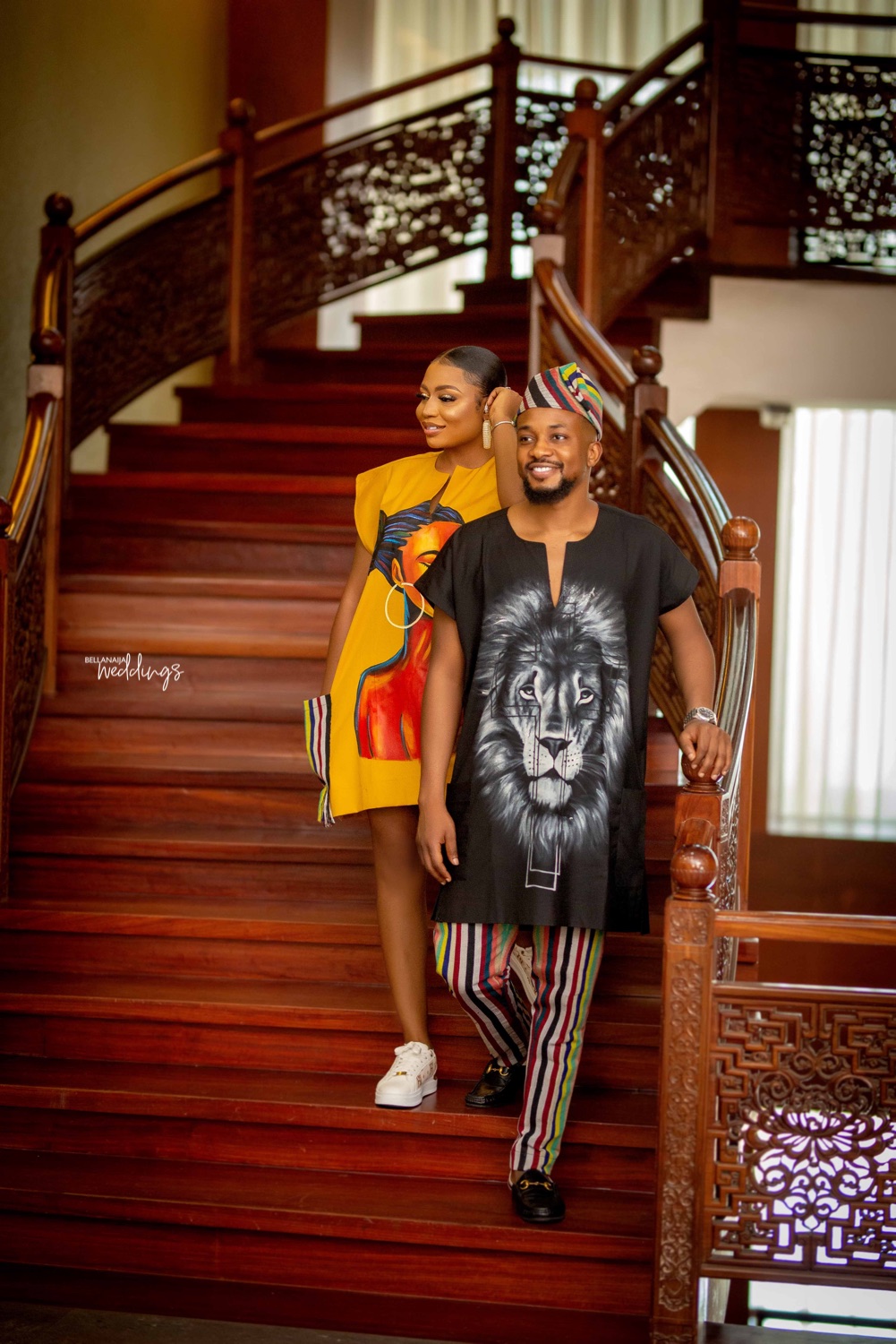 From Childhood Friends To Lovers! Check Out This Afrocentric Pre Wedding Photoshoot