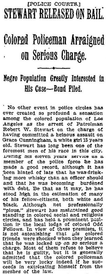 121 Years Later, Robert Stewart, The First Black Police Officer In Los Angeles Will Be Reinstated  After He Was Unfairly Dismissed 