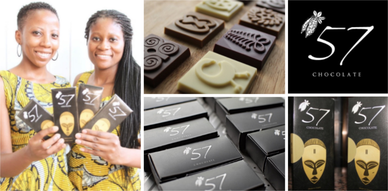 ’57 Chocolate: Two Sisters Celebrate their Ancestry By creating Chocolate Bars With ancient Ghanian Symbols