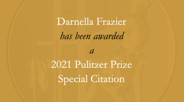 Darnella Frazier, The Teen Who Recorded The Death Of George Floyd, Awarded A Honorary Pulitzer Prize 