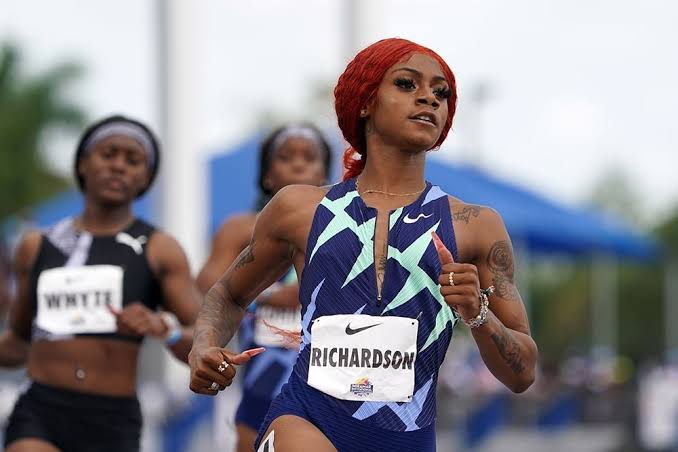 Days After Her Mum Passed Away, 21 years old Sha'Carri Richardsonbreaks an Olympic record and emerges the Fastest woman in America