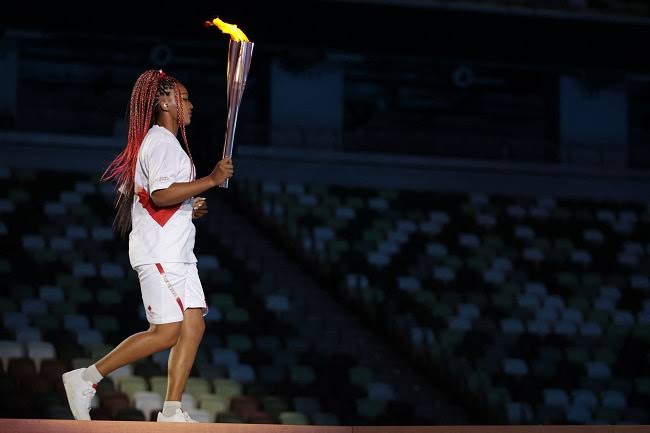 Naomi Osaka Lights Up The Cauldron At The Tokyo Olympics Opening Ceremony