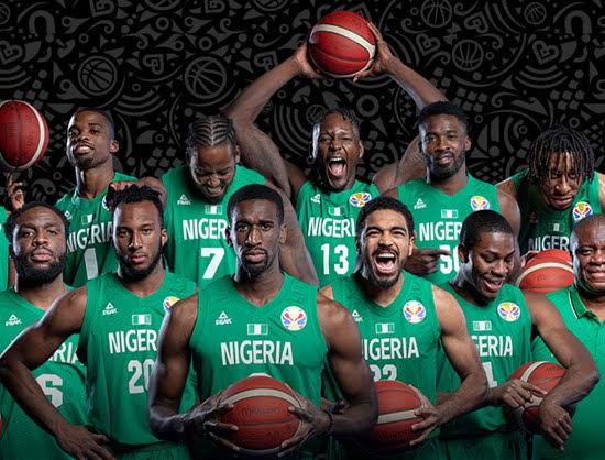 The Nigerian Basketball Team, D’Tigers Beat USA in historic Olympics Tuneup Win