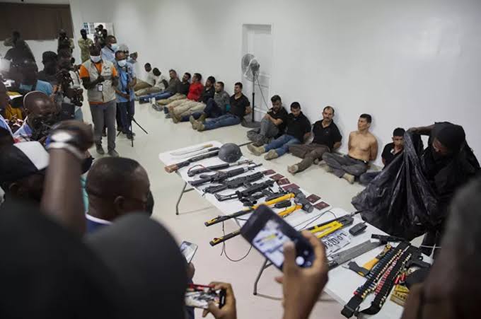Two US citizens and Ex Colombian Soldiers among suspected killers of Haitian President 