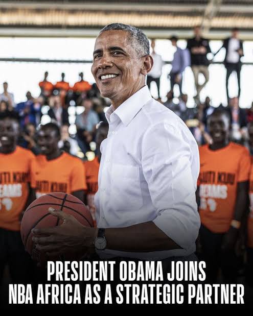 To promote Social Responsibility, Barack Obama Becomes a strategic partner in NBA Africa 