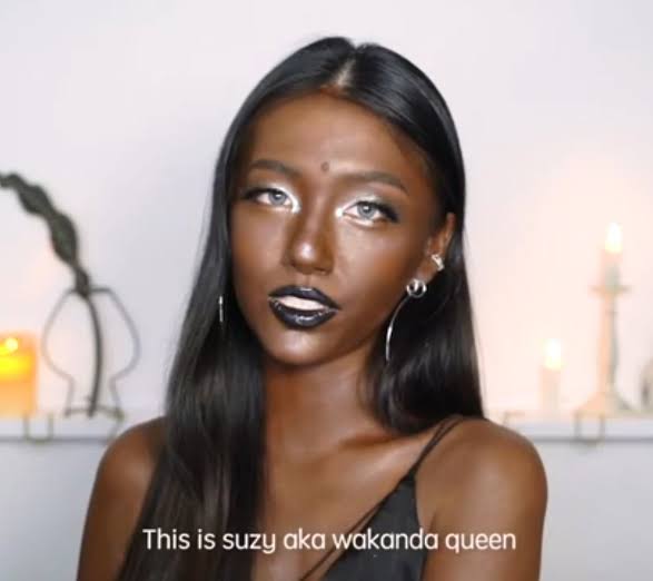 Self proclaimed Chinese 'Wakanda Queen' Influencer Under Fire Over Blackface Tutorial