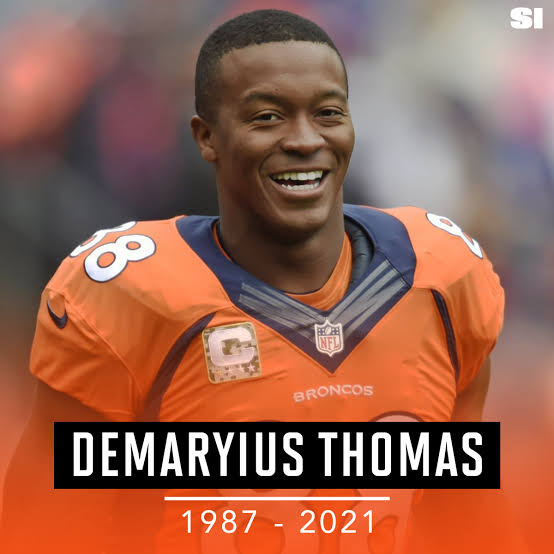 33 year old Former NFL Player Demaryius Thomas, found dead in his home