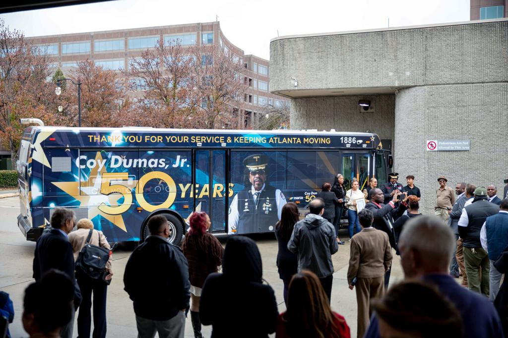 Atlanta Metro Bus Driver Coy Dumas Makes History, Celebrates 50 Years on the Job 