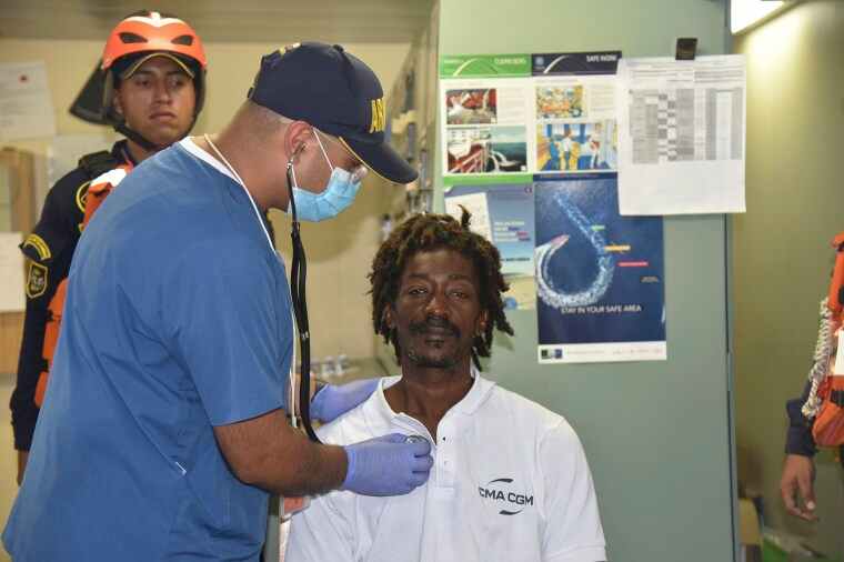 Elvis Francois, a Dominican Sailor survived 24 days at sea with only ketchup and seasonings to eat 
