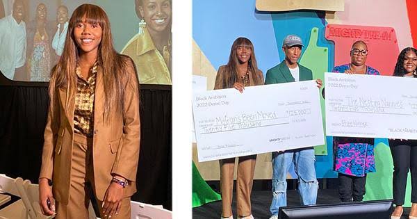 19-Year-Old Black Student, Kayla Austin Receives $25K From Pharrell Williams For Gun Safety Technology 